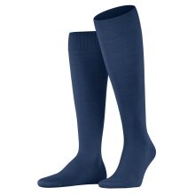 Falke Knee Socks ClimaWool (moisture-regulating, Merino wool) royal blue Men - 1 Pair