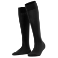 Falke Knee-High Socks Cotton Touch (sustainable cotton) black Women - 1 Pair