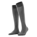 Falke Knee Socks Cotton Touch (sustainable cotton) platinum grey Women - 1 Pair