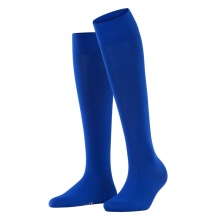 Falke Knee Socks Cotton Touch (sustainable cotton) royal blue Women - 1 Pair