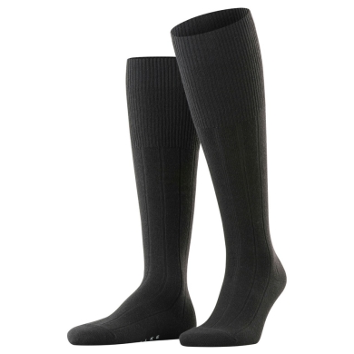 Falke Lhasa Rib Knee Socks 2024 (temperature-regulating merino wool) black Men - 1 pair