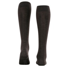 Falke Knee Socks Sensitive Berlin (comfortable wearing experience) anthracite grey Ladies - 1 Pair