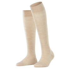 Falke Knee Socks Sensitive Berlin (comfortable wearing experience) beige ladies - 1 pair