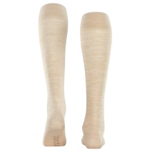 Falke Knee Socks Sensitive Berlin (comfortable wearing experience) beige ladies - 1 pair