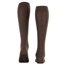 Falke Knee Socks Sensitive Berlin (comfortable wearing experience) dark brown ladies - 1 pair