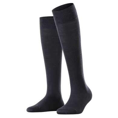 Falke Knee Socks Sensitive Berlin (comfortable wearing experience) navy blue Ladies - 1 Pair