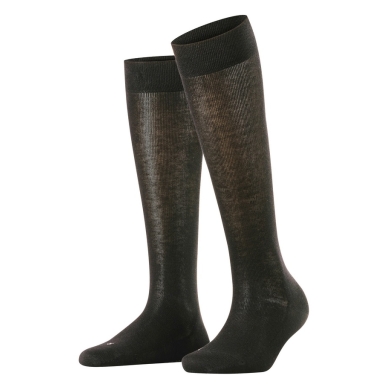 Falke Sensitive London Knee Socks (sustainable cotton) black Ladies - 1 pair