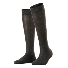 Falke Sensitive London Knee Socks (sustainable cotton) anthracite grey Ladies - 1 pair