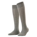 Falke Sensitive London Knee Socks (sustainable cotton) light grey ladies - 1 pair