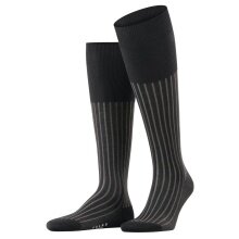 Falke Knee Socks Shadow (Business Sock, Cotton) Anthracite Grey Men - 1 Pair