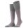 Falke Knee Socks Shadow (Business Socks, Cotton) light grey/pink Men - 1 Pair