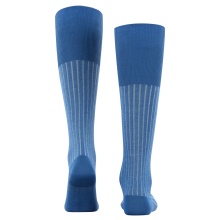 Falke Knee Socks Shadow (Business Sock, Cotton) Paris Blue Men - 1 Pair