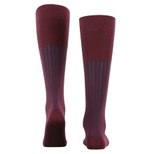 Falke Knee Socks Shadow (Business Sock, Cotton) Burgundy Men - 1 Pair