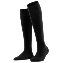 Falke Knee Socks Soft Merino (temperature-regulating merino wool) black Ladies - 1 pair