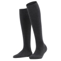 Falke Knee Socks Soft Merino (temperature-regulating merino wool) anthracite grey Ladies - 1 pair