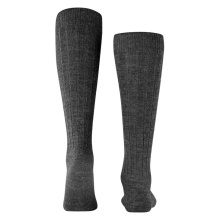 Falke Knee Socks Carpet in Shoe (climate-regulating Merino wool) anthracite grey Men - 1 Pair