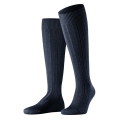 Falke Knee Socks Carpet in Shoe (climate-regulating Merino wool) darknavy Men - 1 Pair