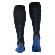 Falke Compression Sock Energizing Knee-High Socks (perfect temperature and moisture transport) black/blue Men