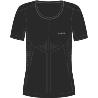 Falke Functional Underwear Short Sleeve Shirt Ultralight Cool (Moisture and Temperature Regulation) Black Women