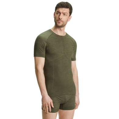 Falke Short Sleeve Shirt Wool-Tech Light (optimal fit) Underwear green Men