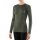 Falke Long Sleeve Wool Tech (Merino Wool) Underwear Olive Green Women