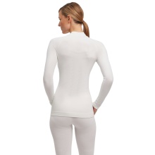 Falke Functional Underwear Long Sleeve Shirt Warm with Collar 2024 (maximum freedom of movement) white Ladies