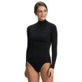 Falke Functional Underwear Long Sleeve Shirt Warm with collar (perfect moisture and temperature regulation) black Women