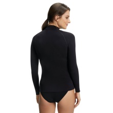 Falke Functional Underwear Long Sleeve Shirt Warm with collar (perfect moisture and temperature regulation) black Women