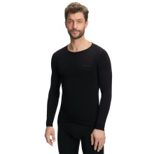 Falke Functional Underwear Long Sleeve Shirt Warm (warm material, perfect moisture) black Men