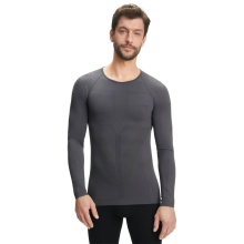 Falke Functional Underwear Long Sleeve Shirt Warm (warm material, perfect moisture) grey Men