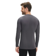 Falke Functional Underwear Long Sleeve Shirt Warm (warm material, perfect moisture) grey Men