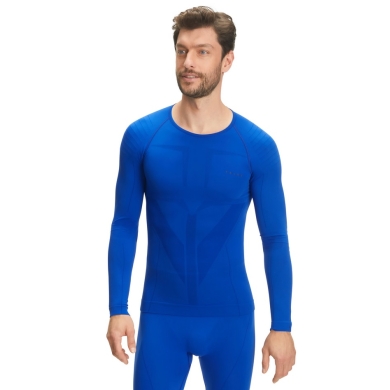 Falke Functional Underwear Long Sleeve Shirt Warm (warm material, perfect moisture) blue Men