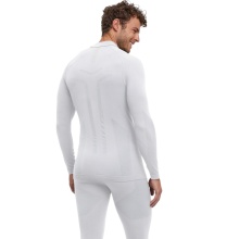 Falke Functional Underwear Long Sleeve Shirt Warm with Collar (Perfect Moisture and Temperature Regulation) White Men's