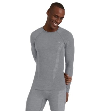 Falke Functional Underwear Long Sleeve Shirt Wool-Tech (excellent moisture management) grey Men