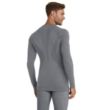 Falke Functional Underwear Long Sleeve Shirt Wool-Tech (excellent moisture management) grey Men