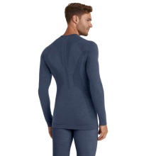 Falke Functional Underwear Long Sleeve Shirt Wool-Tech (excellent moisture management) blue Men