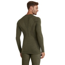 Falke Functional Underwear Long Sleeve Shirt Wool-Tech (excellent moisture management) olive green Men