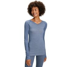 Falke Long Sleeve Wool Tech Light (perfect fit for maximum freedom of movement) Underwear blue Women