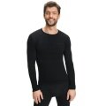 Falke Long Sleeve Wool Tech (Merino Wool) Underwear Black Men