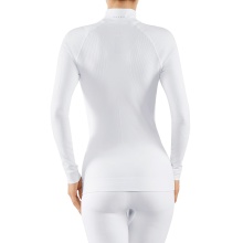 Falke Functional Underwear Long Sleeve Shirt Maximum Warm (Stand-up Collar, Warm and Insulating) White Women