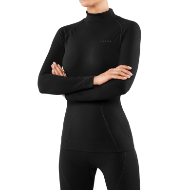 Falke Functional Underwear Long Sleeve Shirt Maximum Warm (Turtleneck, warm and insulating) black Women