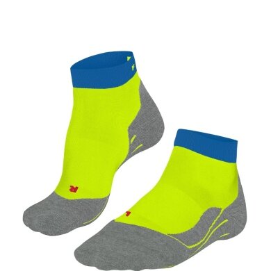 Falke Running Sock RU4 Endurance Short (medium cushioning) grey/green Men - 1 Pair