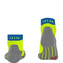 Falke Running Sock RU4 Endurance Short (medium cushioning) grey/green Men - 1 Pair