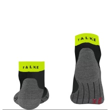 Falke Running Sock RU4 Endurance Short (medium cushioning) grey/black/green Men - 1 Pair