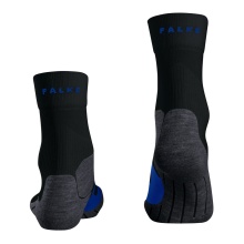 Falke Running Sock RU4 Cool (medium cushioning + cooling) black/gray/blue Men - 1 Pair