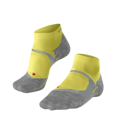 Falke Running Sock RU4 Cool Short (medium cushioning + cooling) grey-yellow Women - 1 Pair