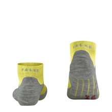 Falke Running Sock RU4 Cool Short (medium cushioning + cooling) grey-yellow Women - 1 Pair