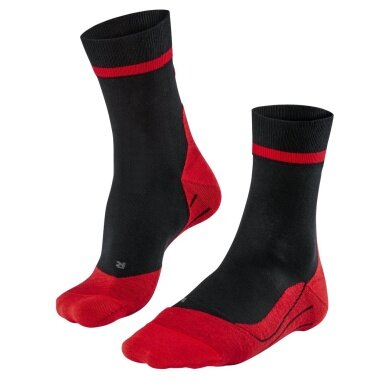 Falke Running Sock RU4 (medium cushioning) black/red Men - 1 Pair