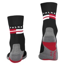 Falke Running Sock RU5 Race (medium cushioning) black/flame Ladies