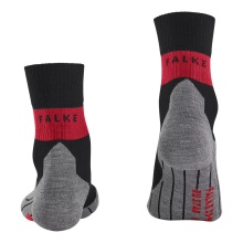 Falke Running Sock RU Compression Stabilizing (moisture-wicking, optimal fit) black/red men - 1 pair